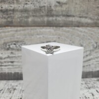 1.30ctw Princess cut Diamond Engagement Ring