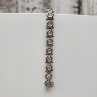 7.25" 14K Rope Like Tennis Diamond Bracelet