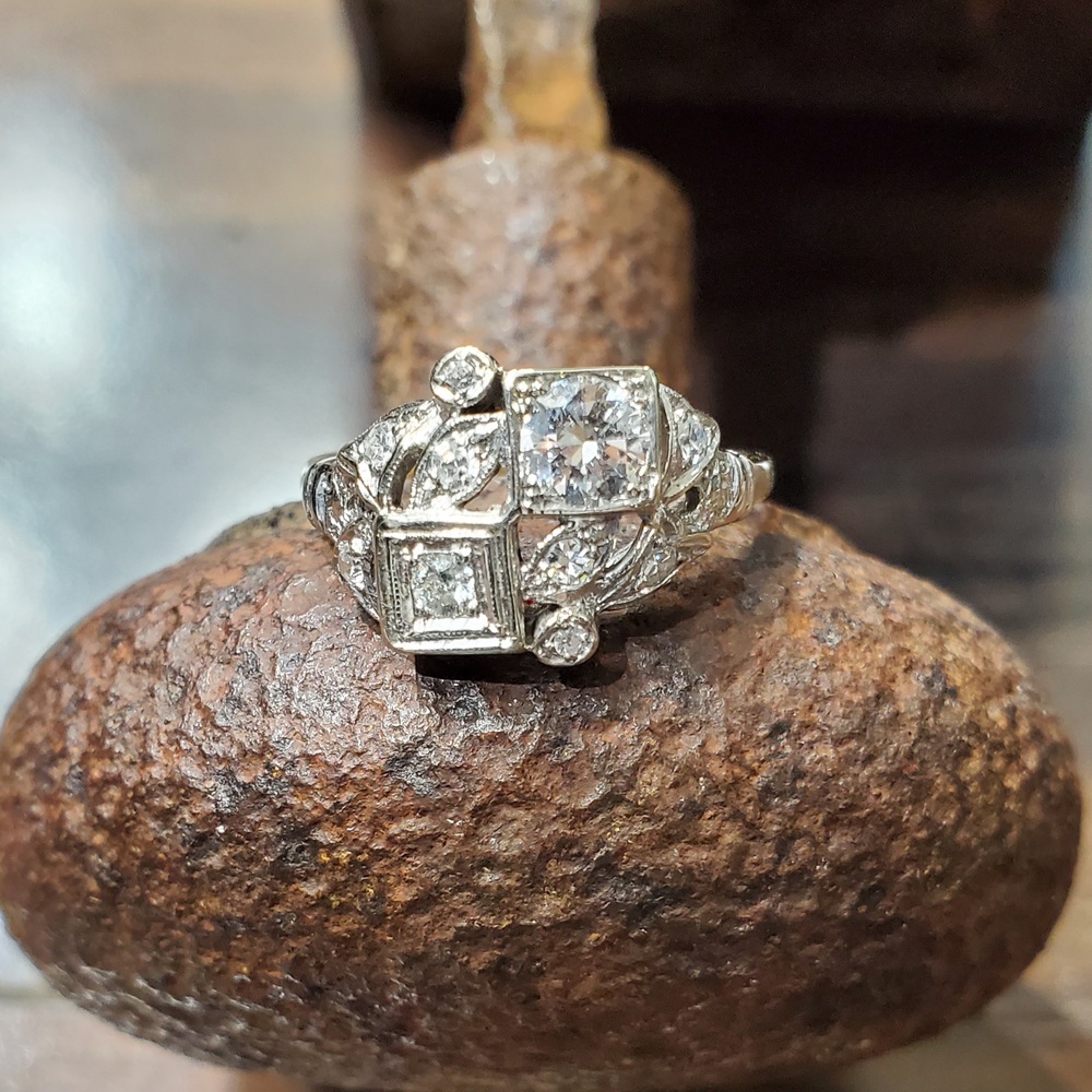 Vintage .65ctw Diamond Ring