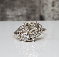 Vintage .65ctw Diamond Ring