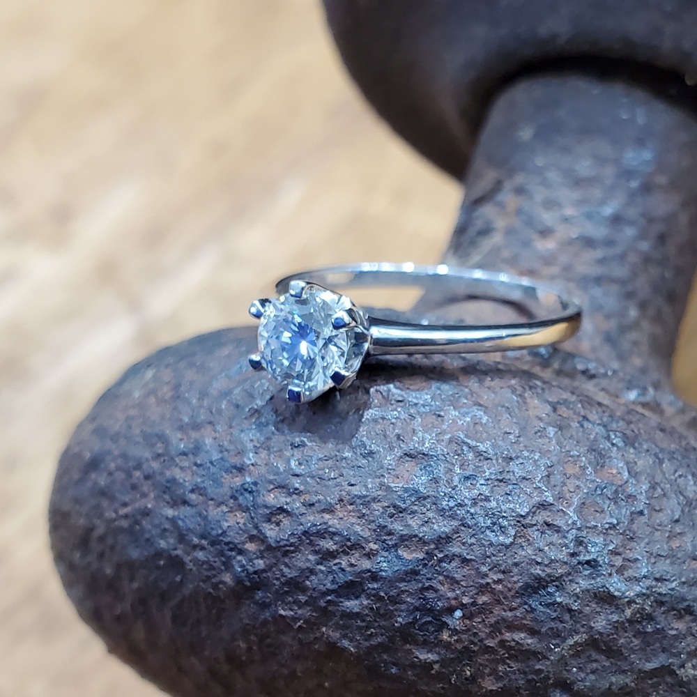 .58ct Round Brilliant Diamond Solitaire Ring