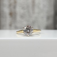 14K 1.00ct Round Brilliant Diamond Solitaire