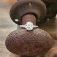 Neil Lane .50ctw Mounting w/ Moissanite Center Stone