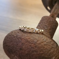Stackable Fancy Diamond Band
