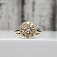 BRAND NEW 1.05ctw Diamond Halo Ring