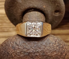 1.50ct Old Mine Diamond Solitaire Ring
