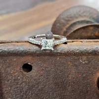 .70 Princess Cut Diamond Engagement Ring (GIA)