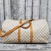 Louis Vuitton Damier Azur Keepall Bandouliere 55 
