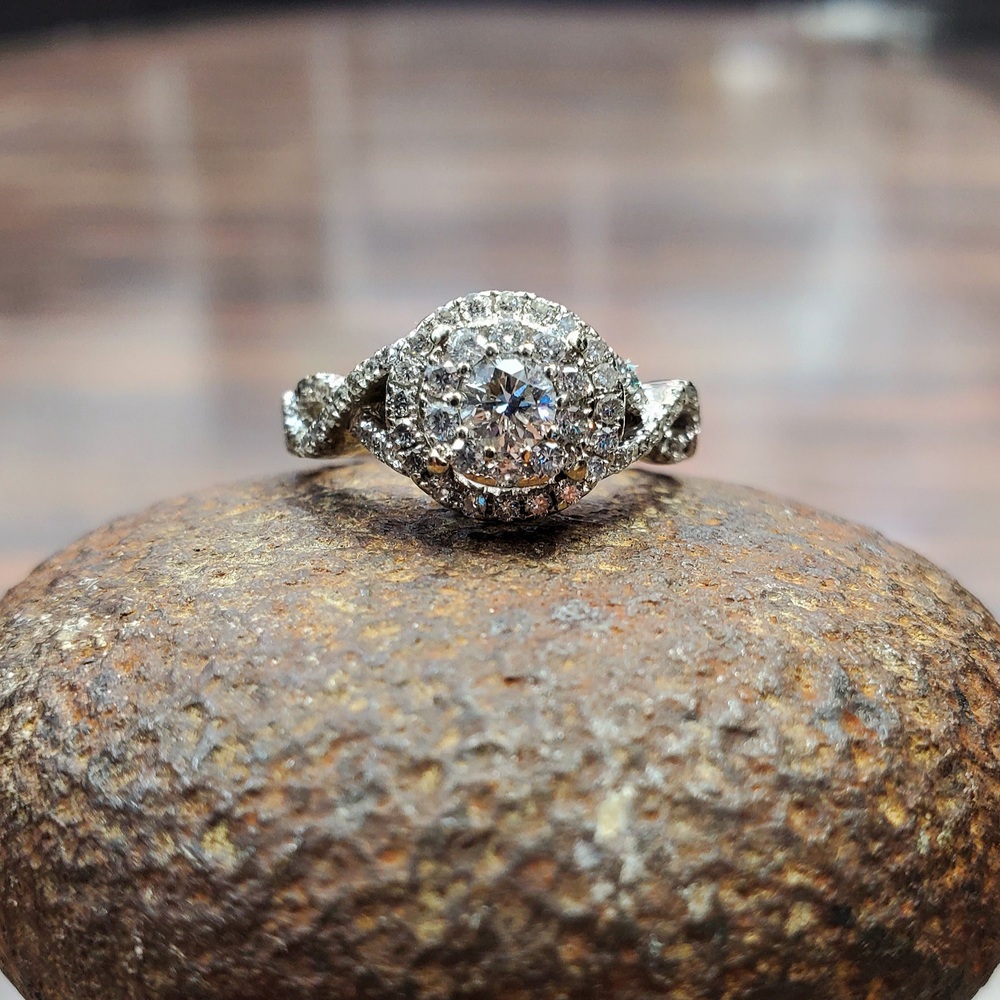 .75ctw Twisted Shank Engagement Ring Dynasty Jewelry and Loan