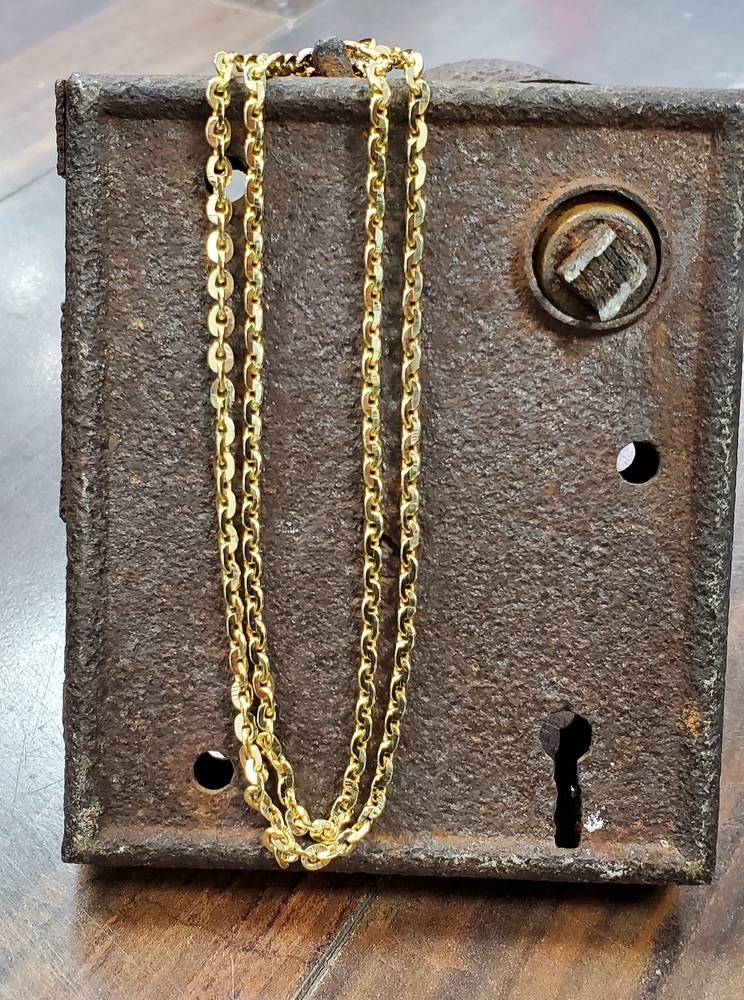 14K 18" Fancy Link Necklace Dynasty Jewelry and Loan