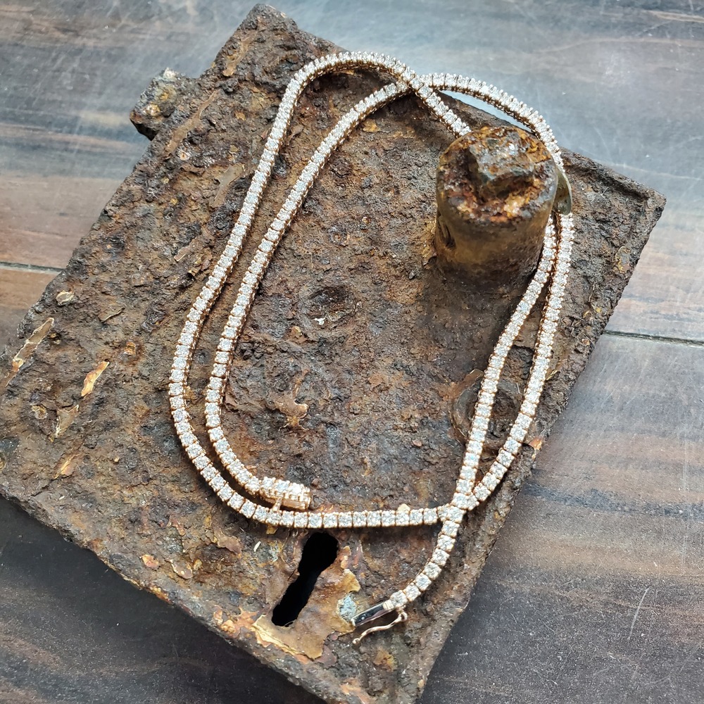 Icebox 6.43ct Diamond Tennis Necklace Dynasty Jewelry and Loan