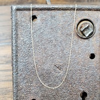 Brand New 18" 14K Thin Chain Necklace