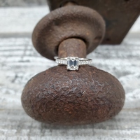 .55ct VVS1 Emerald Cut Diamond Engagement Ring