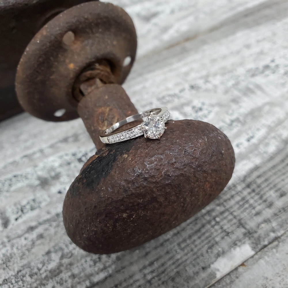 .90ctw Diamond Engagement Ring