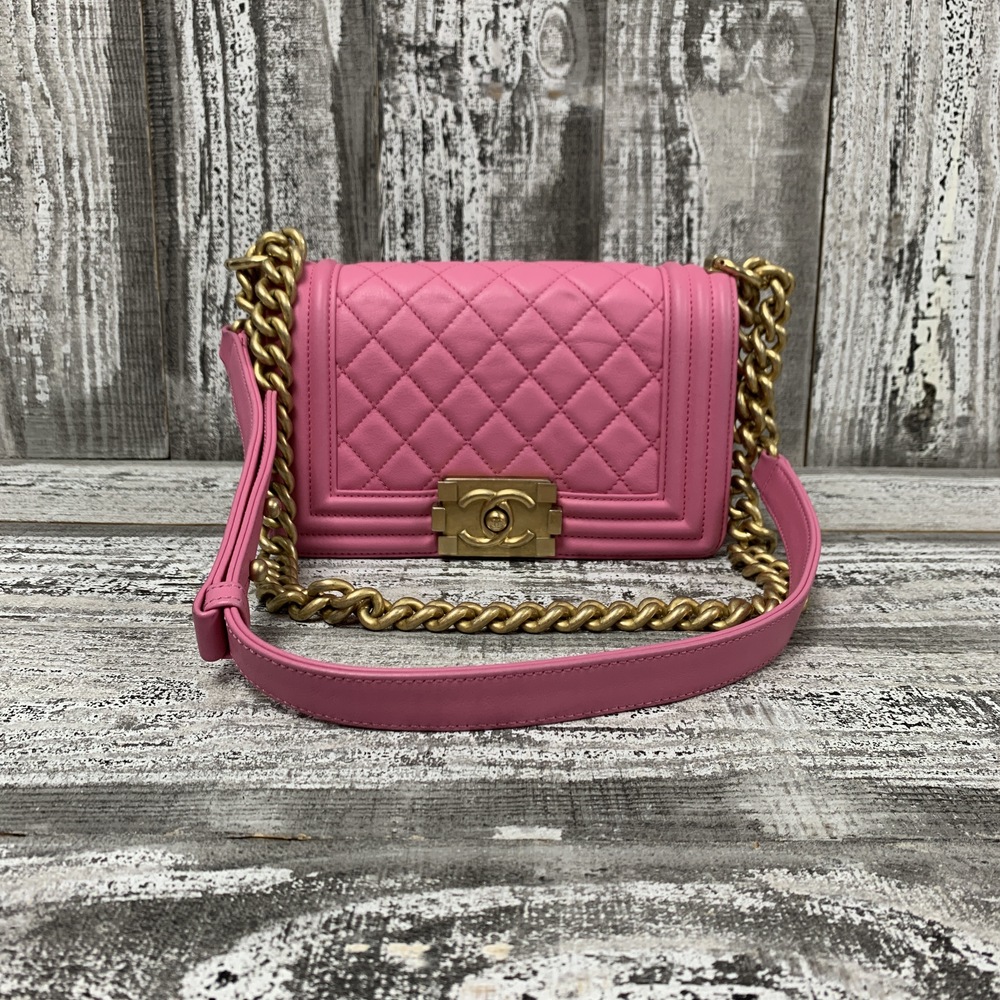 Chanel Le Boy Bag Small Pink 