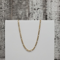 20.25" 14K Figaro Link Necklace