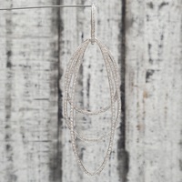 18K Diamond Fancy Dangle Pendant