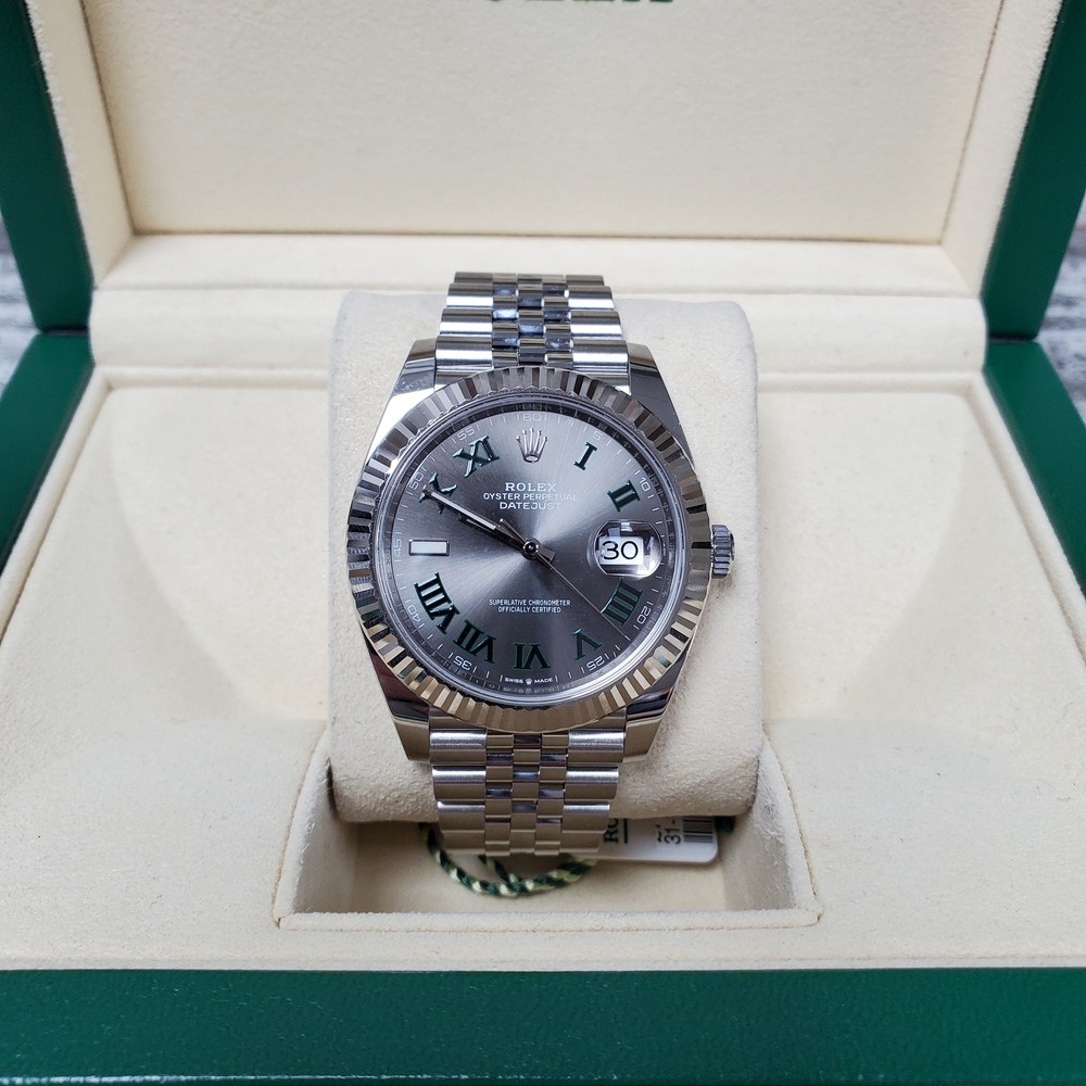 Rolex 126334 Datejust 41mm Wimbledon Men's Watch