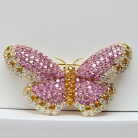 18K Diamond Butterfly Pendant