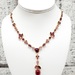 14K Pink Tourmaline and Rhod Garnet Necklace