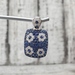 14K Sapphires + Diamond Pendant