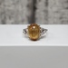 14K Tiger Eye CZ Ring