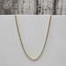 20" 10K Solid Rope Chain Necklace