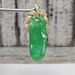 18K Jade Chili Pepper Diamond Pendant