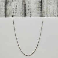 14K Box Link Necklace