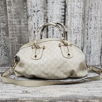 Gucci Leather Bamboo Pop Bag 189867
