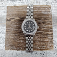 Rolex 79174 Lady Datejust 26mm With Diamond Bezel and Dial