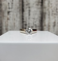 14K .85ctr Diamond Solitaire Engagement Ring