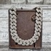 10K 35ctw Diamond Cuban Link Necklace 