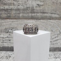 10K 2.62ctw Diamond Cluster Ring w/ Jubilee Design