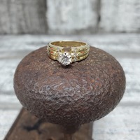 14K .65ctw Diamond Engagement Ring