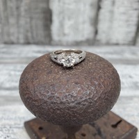 14K 1.07ctw Diamond Split Shank Engagement Ring