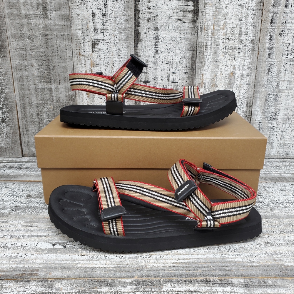 Burberry patterson best sale sport sandal