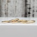 14K3 Textured Stackable Band Rings