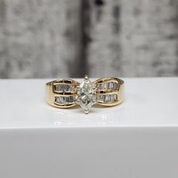 14K Diamond Ring