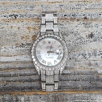 15ctw 41mm Bust Down Diamond Rolex Watch 116300
