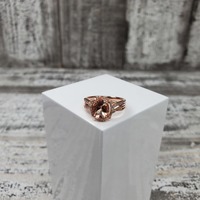 10K .33ctw Diamond and Morganite Ring 