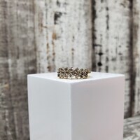 14K .75ctw Diamond Cluster Ring 