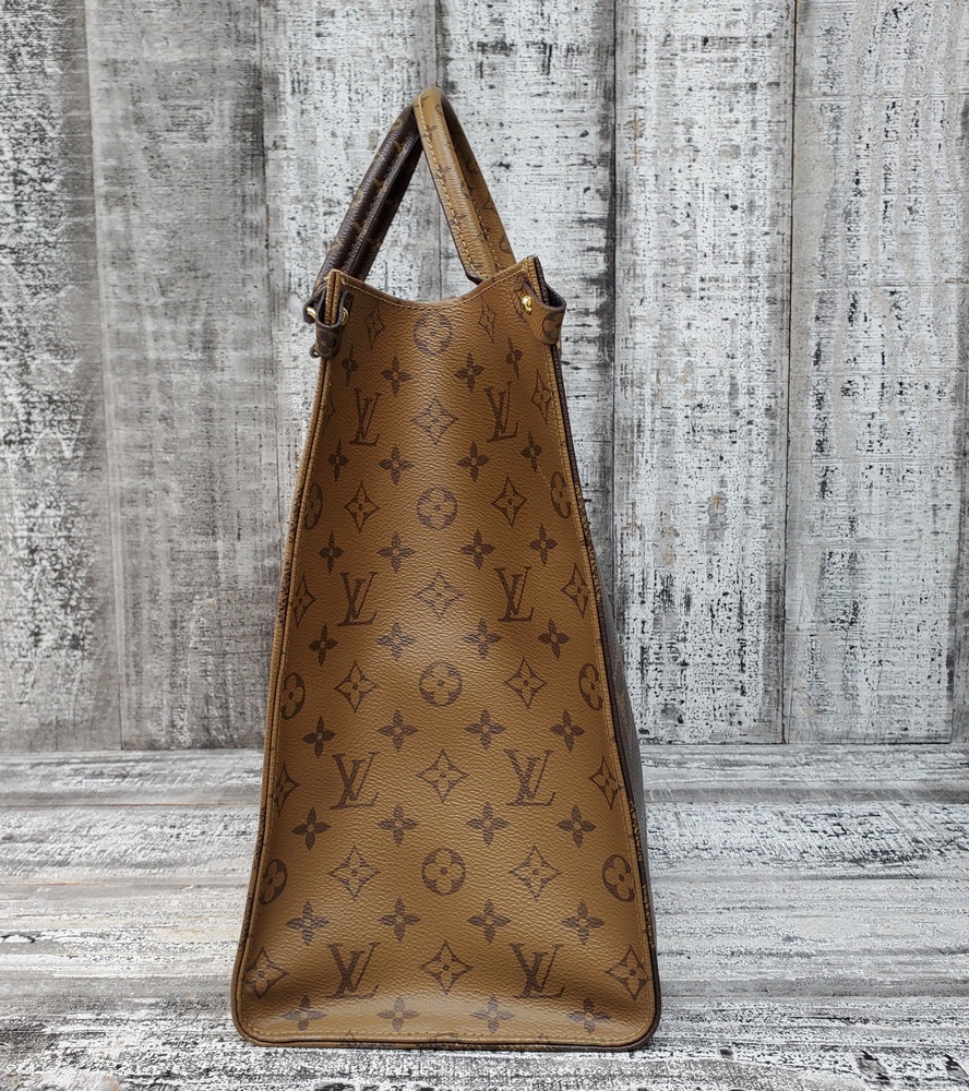 😱REVEAL THE LOUIS VUITTON ON THE GO TOTE PM REVERSE MONOGRAM on the  #marquitalvluxury #louisvuitton 