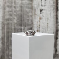14K .03ctw Single Cut Diamond Vintage Style Ring