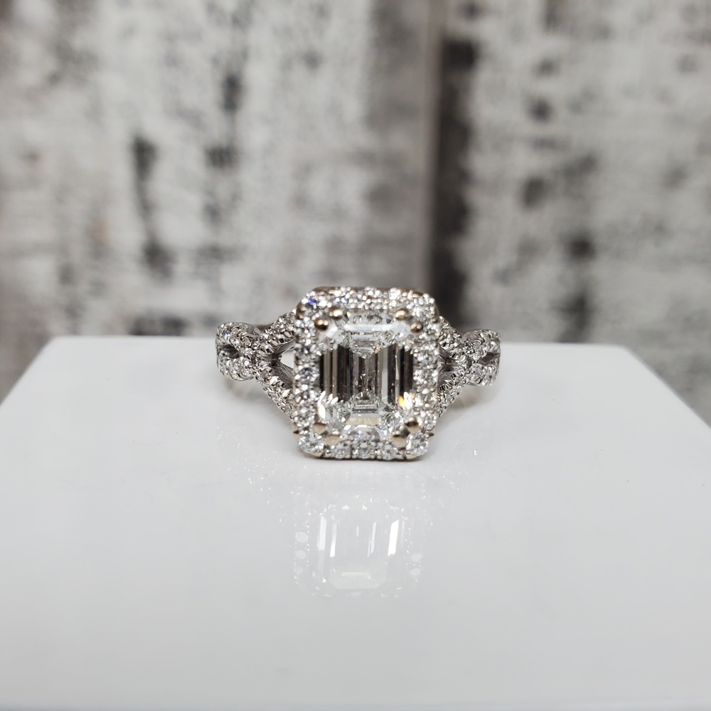 Tacori 18K GIA 2.72ctw Diamond Engagement Ring