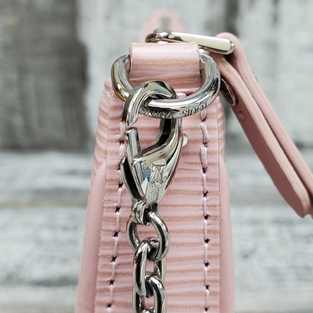 Louis Vuitton Easy Pouch on Strap EPI Leather Pink
