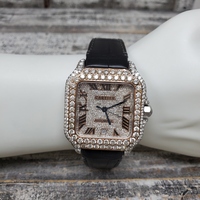 Bust Down Cartier 4072 Santos Diamond Cartier Watch