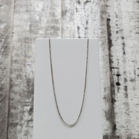 19.25" 14K Thin Box Link Necklace 
