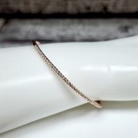 14K .75ctw Diamond Bangle