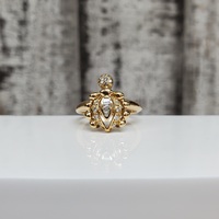 18K .18ctw Spider Diamond Ring 